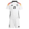 Maillot de Supporter Allemagne Gundogan 21 Domicile Euro 2024 Pour Enfant